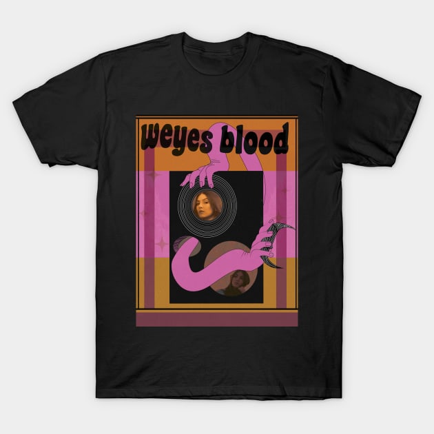 Weyes Blood Unofficial Merch Tarot Card T-Shirt by novisade